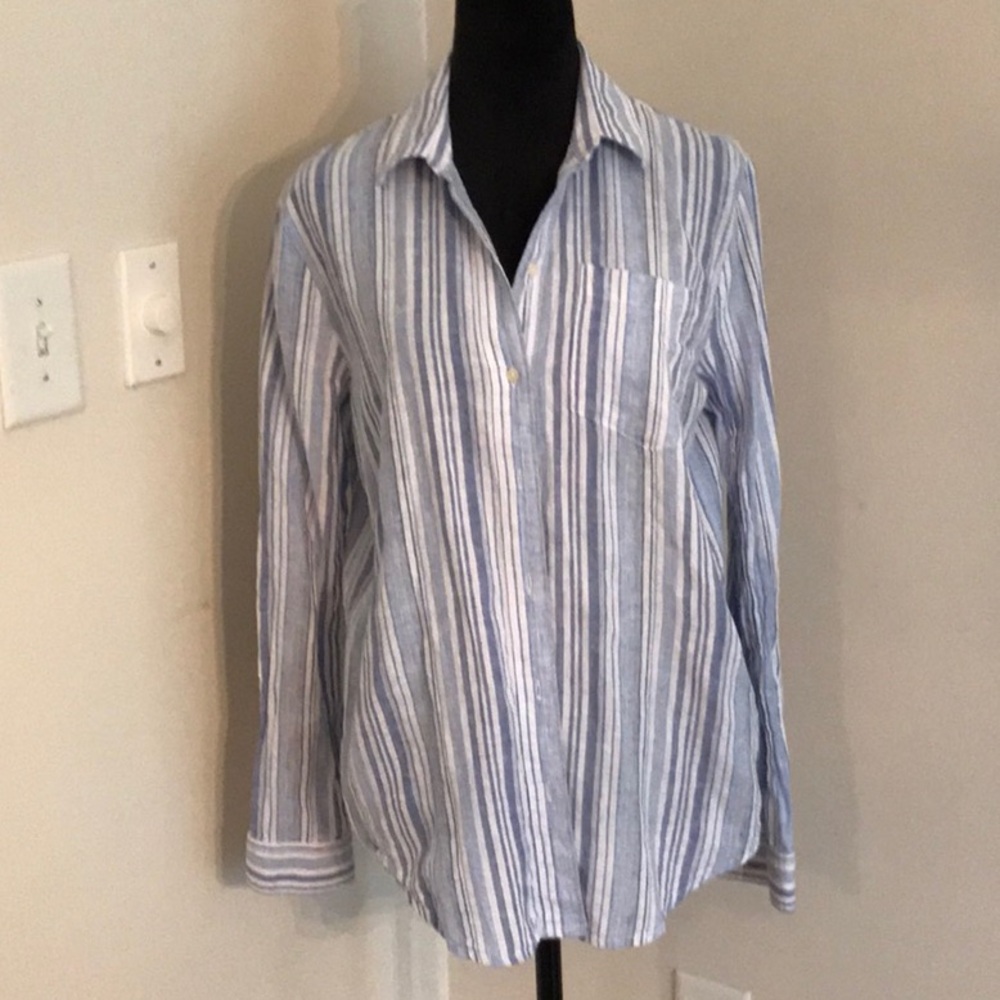 Gap Women’s Cotton/Linen Shirt- Small